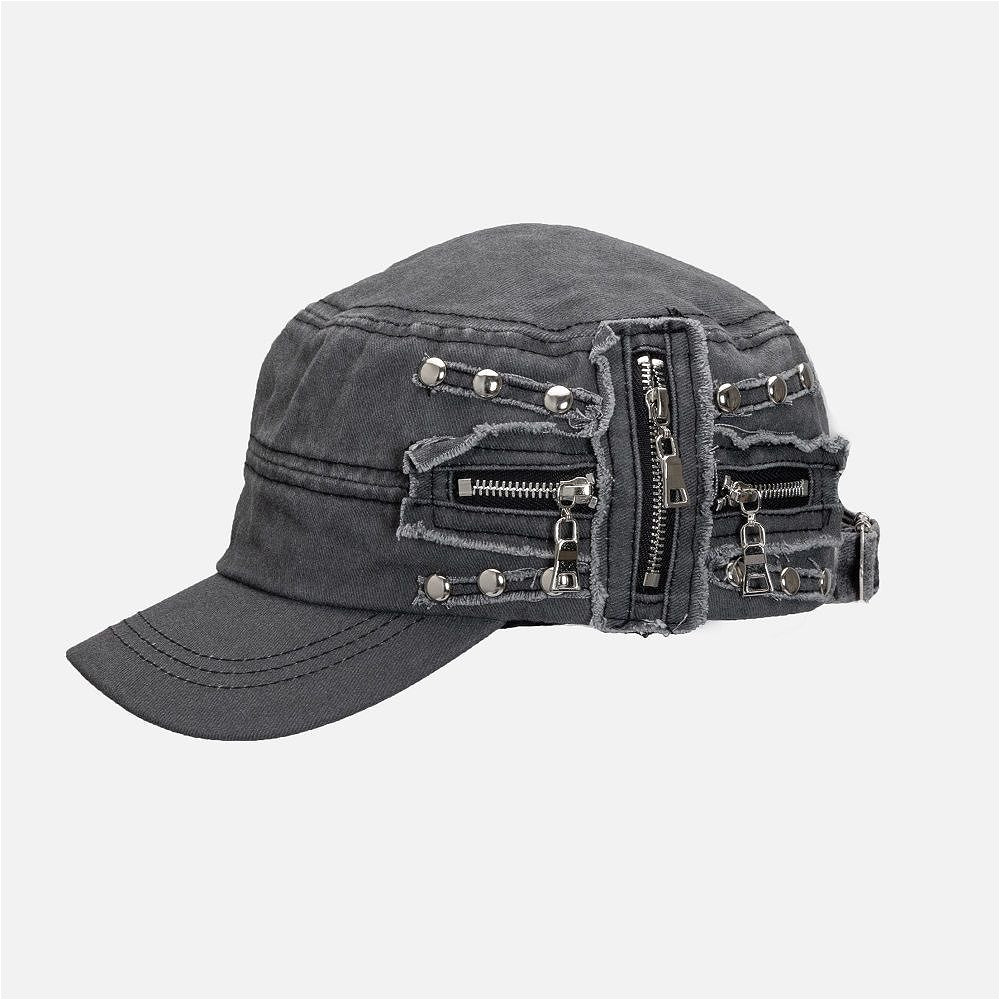 Vintage Street Metal Rivet Hat Main image