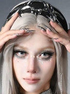 Y3K Ghost Futuristic Punk Hair Accs