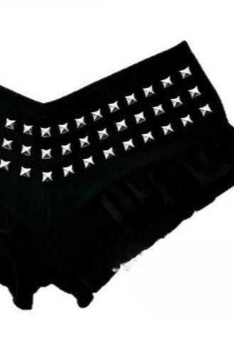 Rhinestone Studded Hot Pants