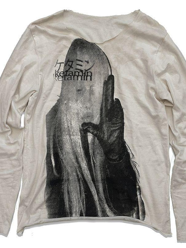 Y2K Street Style Punk Print T-Shirt Main image
