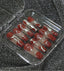 Y2K Dark Red Baddie Press On Nails