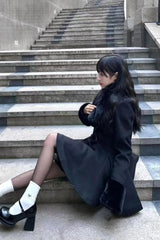 Gothic Lolita Vintage Lapel Slim Coat