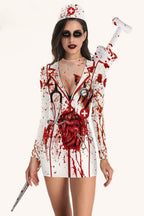 Horror Blood Nurse Halloween Costume