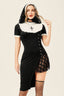 Halloween Gothic Cross Strap Dress