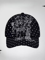 Polka Dot Vintage Cartoon Embroidered Baseball Hat