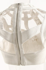 Cutout Lace Up Skeleton Tank Top