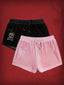 Punk Drawstring Rhinestone Printed Shorts