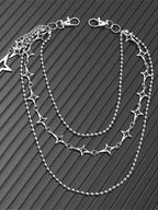 Rock Four-Pointed Star Waist Chain