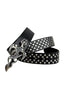 Street Punk Flame Studded Belt