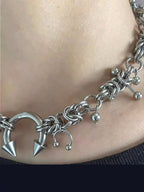 Dark Punk Heavy Craft Necklace