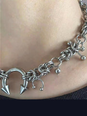 Dark Punk Heavy Craft Necklace