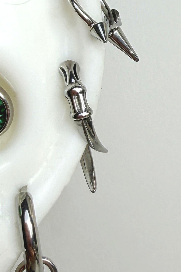 Snake Eye Green Abyss Punk Earrings