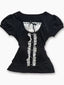 Gothic Lace Spliced T-shirt