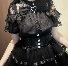 Bow Detail Lace Blouse