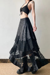 Halloween Gothic Lace Skirt