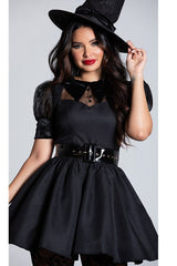 HalloweenBlack Mesh Witch Dress