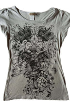 Gothic Punk Slim Round Neck T-shirt