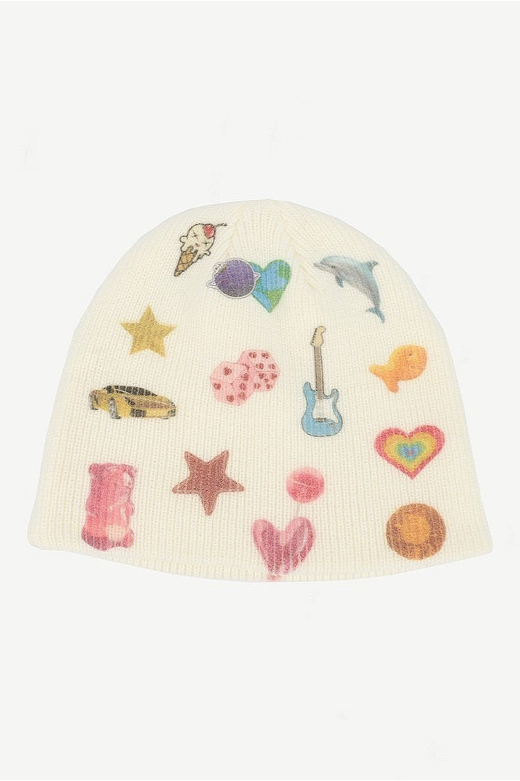 Y2K Japanese Cute Pattern Hat Secondary image