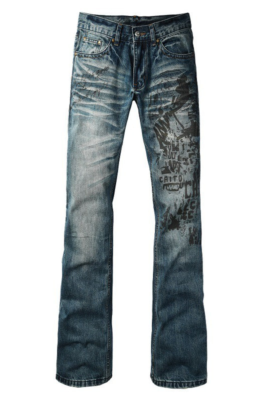 Assorted Wash Flare Jeans