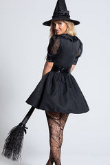 HalloweenBlack Mesh Witch Dress