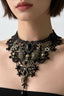 Chic Oversized Lace Pendant Necklace