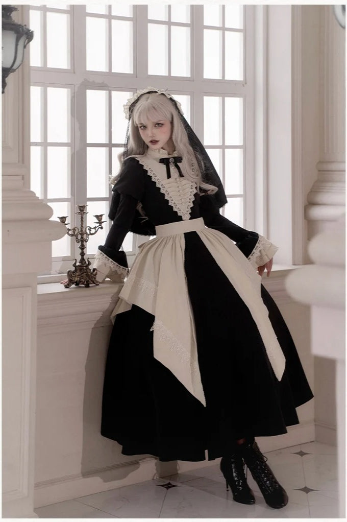 Gothic Nun Lolita Dress Costume Main image