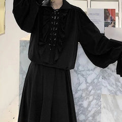 Victorian Frill Trim Blouse