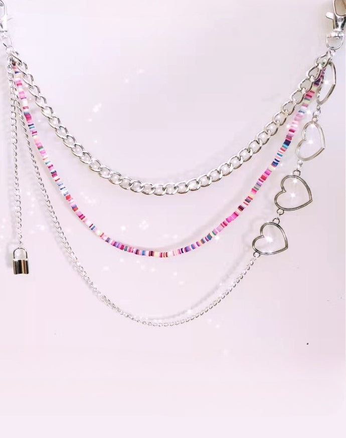Y2K Vintage Beaded Waist Chain