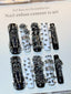 Punk Dark Rivet Press On Nails