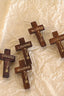 Wooden Cross Hair Accs