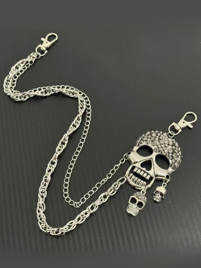 Dark Gothic Cross Metal Waist Chain