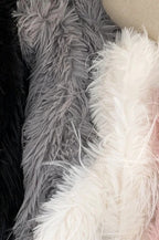 Y2K Plush Faux Mink Fur Thick Warm Scarf