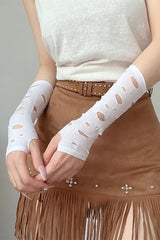 Sweet Cool Y2K Moon Girl Arm Gloves