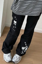 Cute Otaku Style Versatile Pants