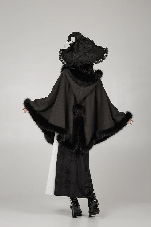 Short Hooded Cardigan Cloak Main image