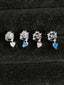 Rhinestone Planet Zircon Lip Stud