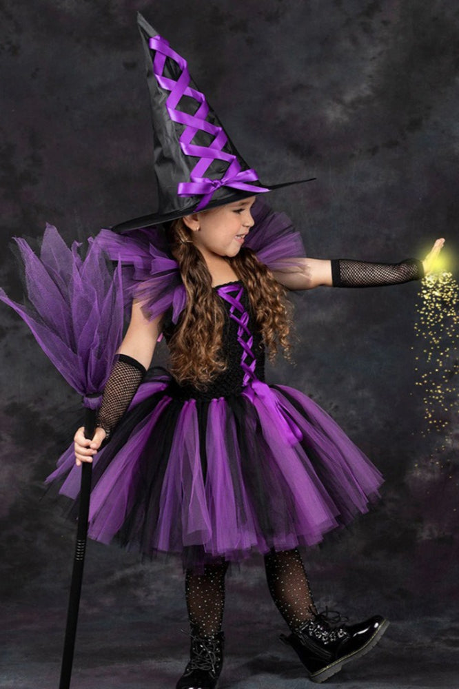 Witch Dress Kid Halloween Costume Main image