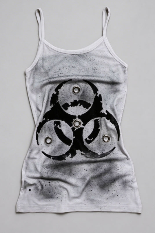 Bat Motif Symbol Print Tank Top Secondary image