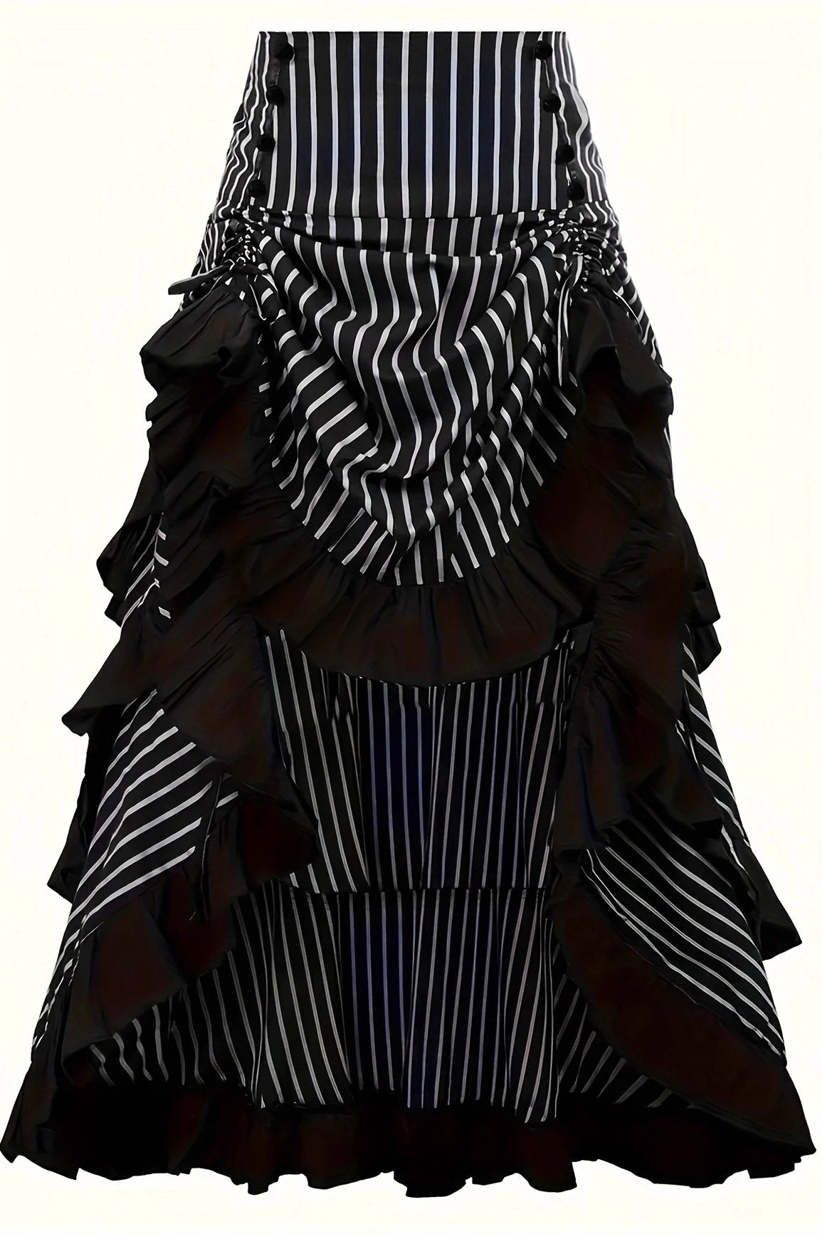 Asymmetric Gothic Ruffled Skirt Main image