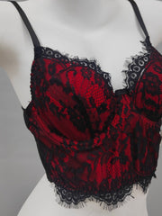 Dark Gothic Lace Underwire Corset