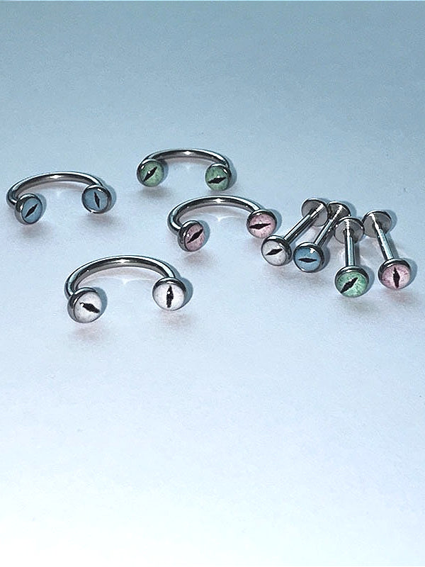 Magic Eye Internal Thread Titanium Alloy Lip Stud
