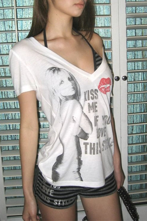 Street Subculture Asymmetric Shoulder T-shirt Main image