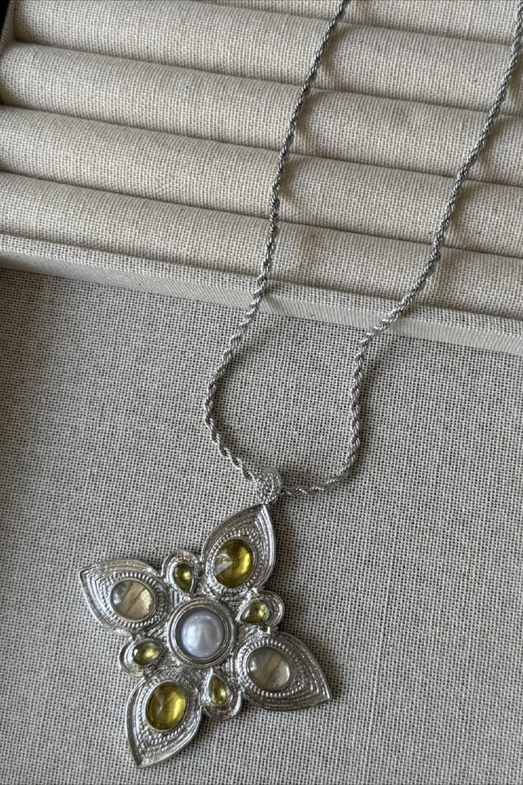 Y2K Chic Clover Zircon Necklace