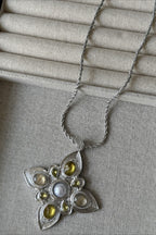 Y2K Chic Clover Zircon Necklace