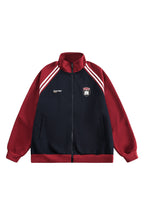 Contrast Raglan Stripe Track Jackets