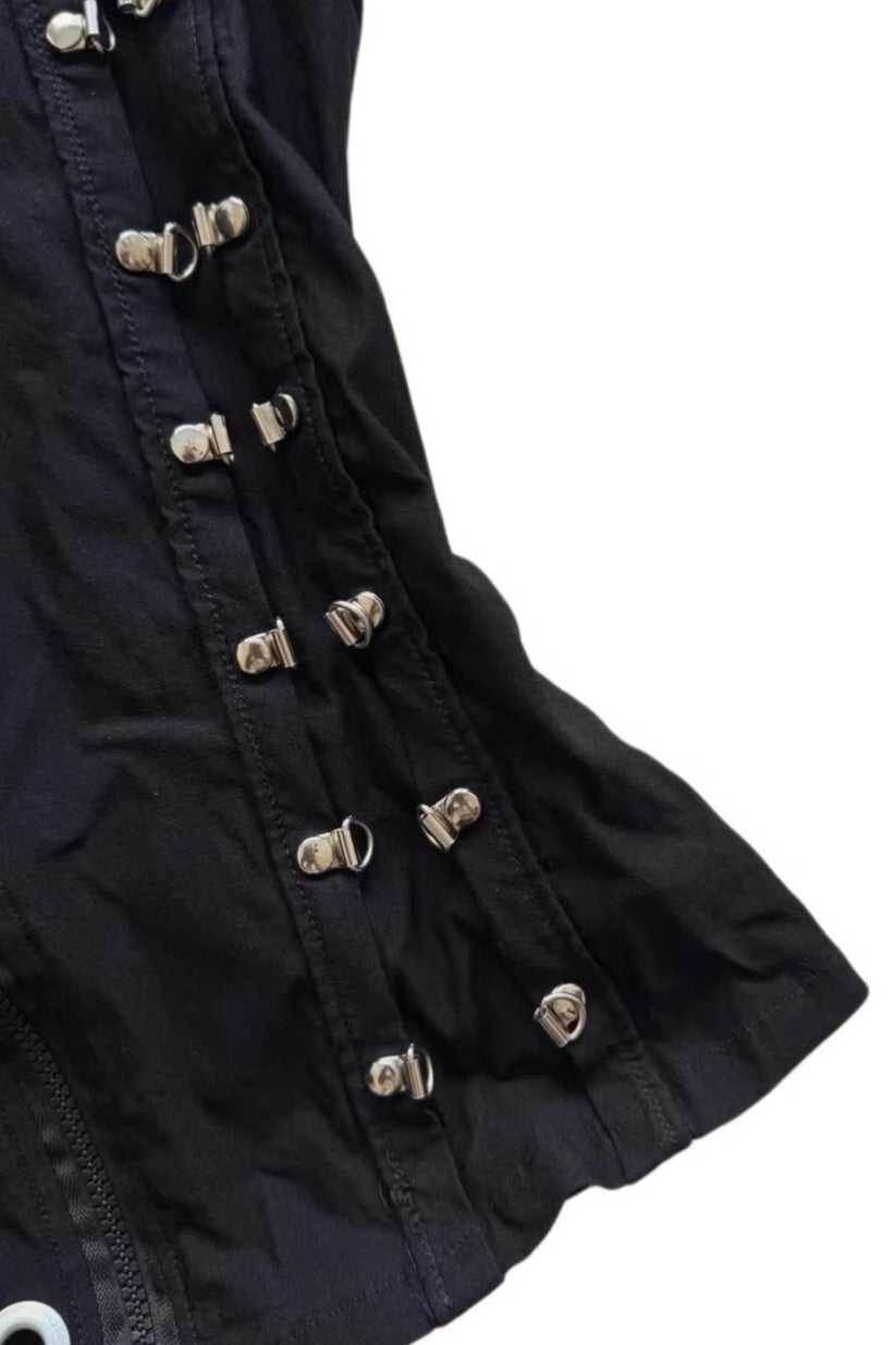 Gothic Grommet Sleeveless Vest Top