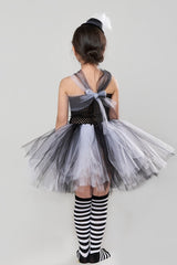 Striped Skeleton Kid Halloween Costume