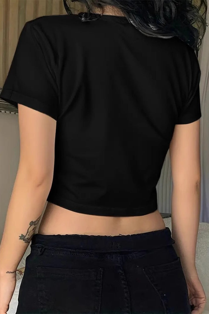 Slim Fit Cropped T-Shirt Secondary image