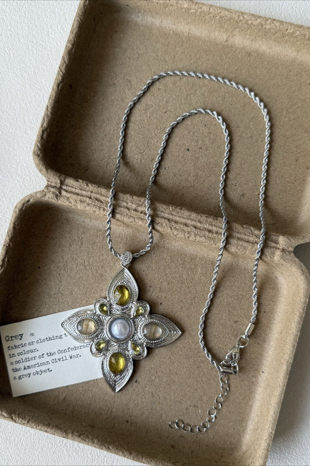 Y2K Chic Clover Zircon Necklace
