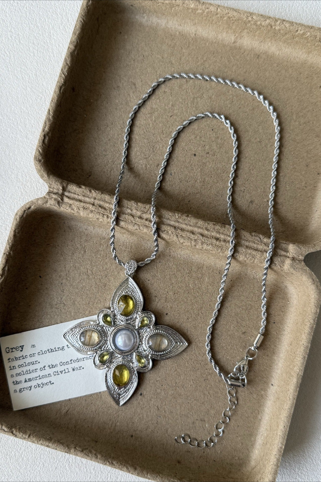 Y2K Chic Clover Zircon Necklace